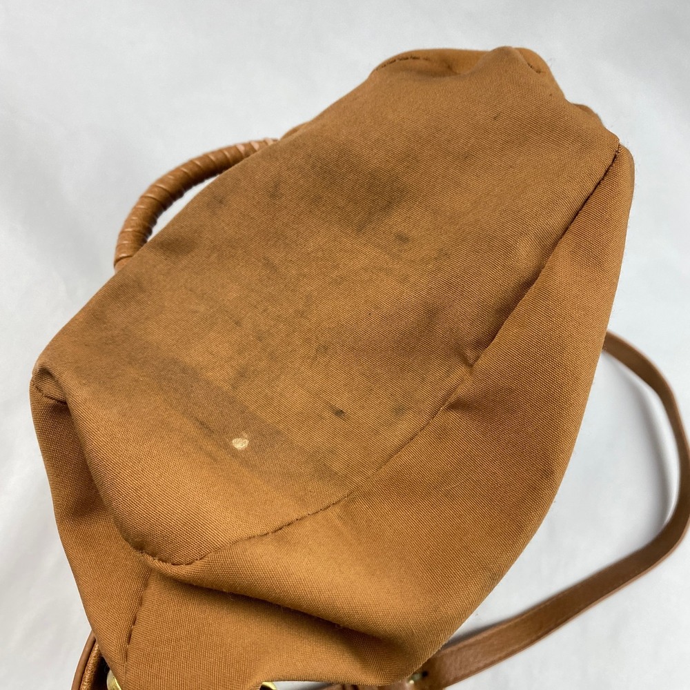 Anthropologie Tobacco Mini Crossbody Purse Brown Textured - Picture 12 of 16